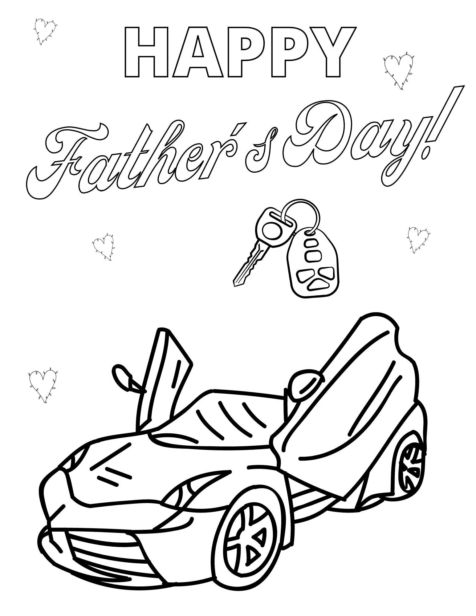 fathers day coloring pages fathers day coloring pages