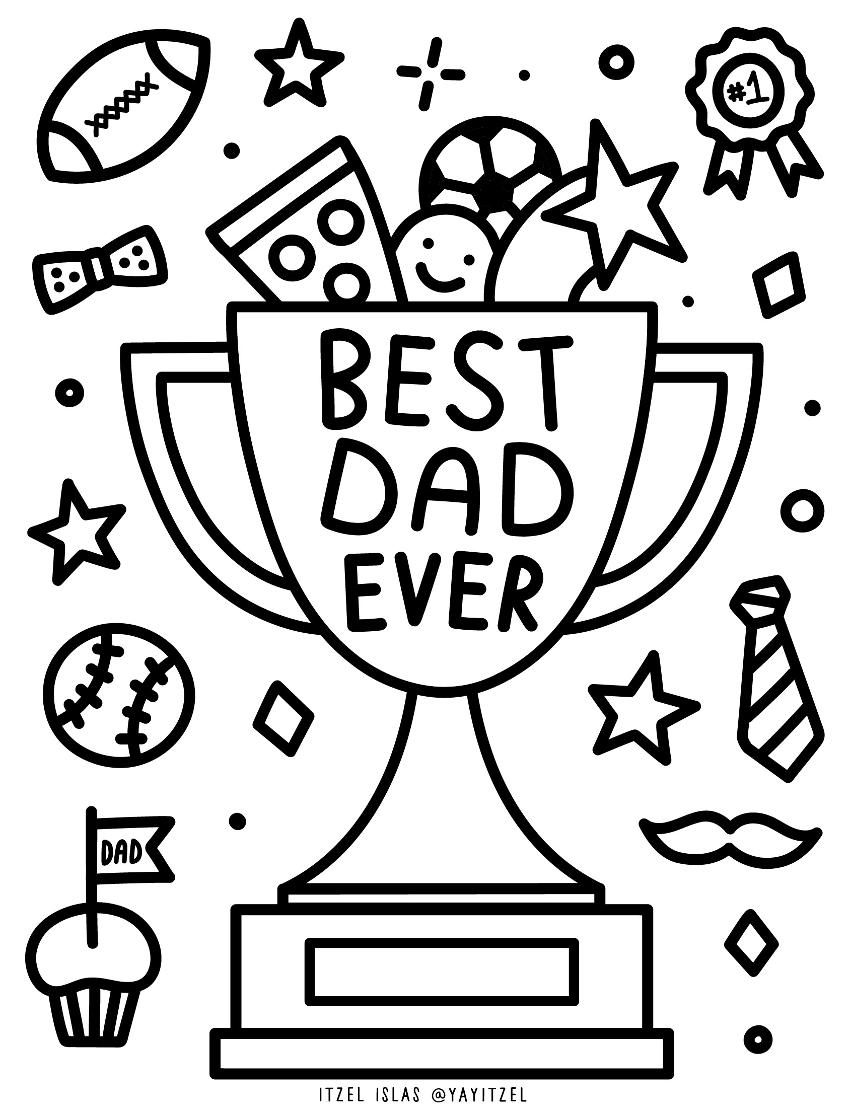 Father s Day Series Printables Free Coloring Pages Learning Worksheets HP Official Site