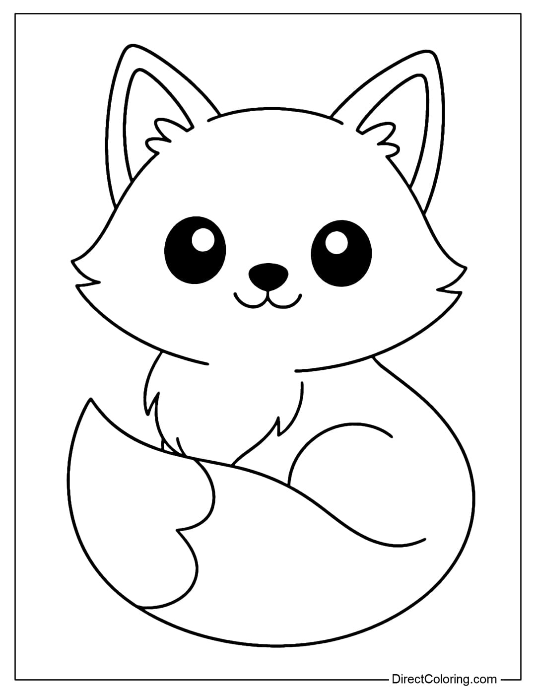 Fox Coloring Pages Free PDF To Download And Print
