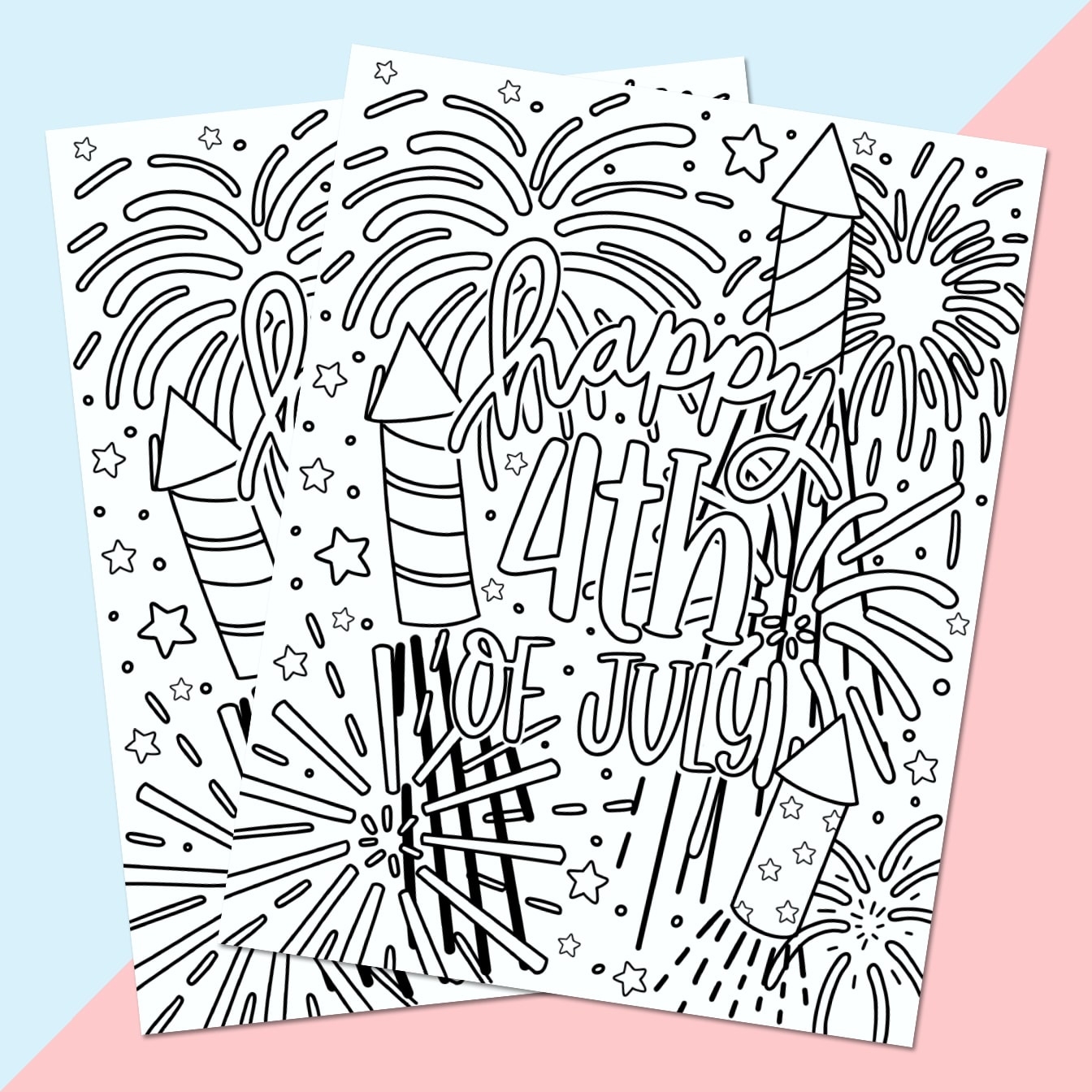 coloring pictures 4th of july