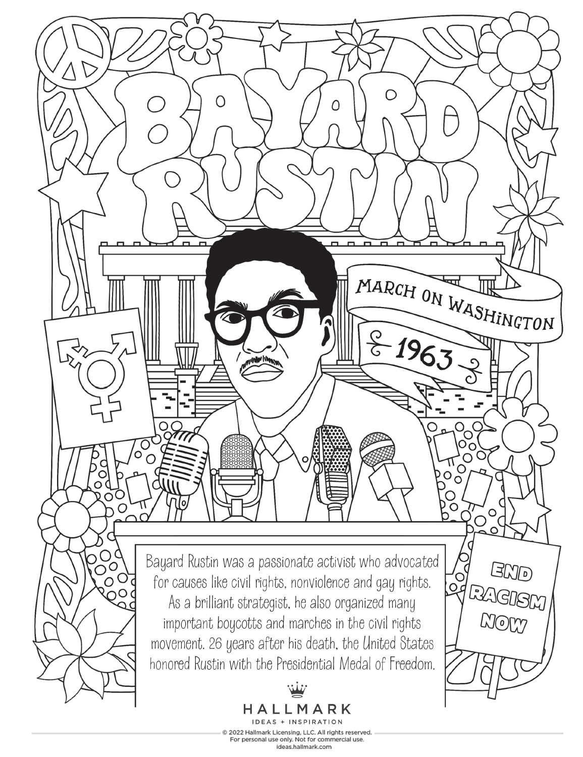 Free Black History Month Coloring Pages To Celebrate With The Family Or In The Classroom Hallmark Ideas Inspiration