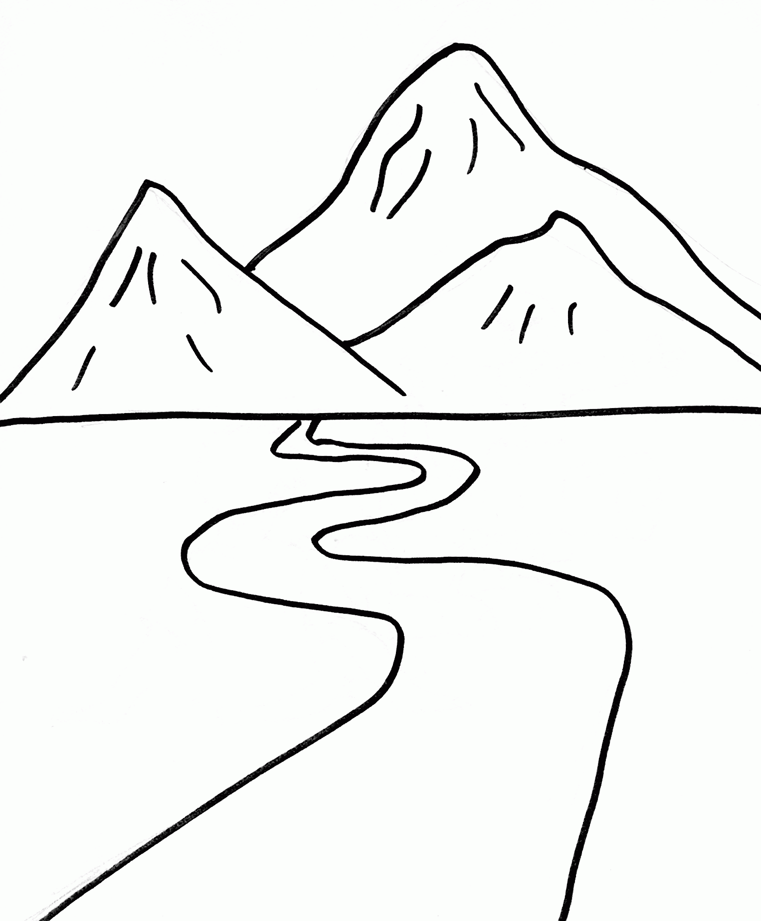 Free Coloring Pages Mountain Download Free Coloring Pages Mountain Png Images Free ClipArts On Clipart Library