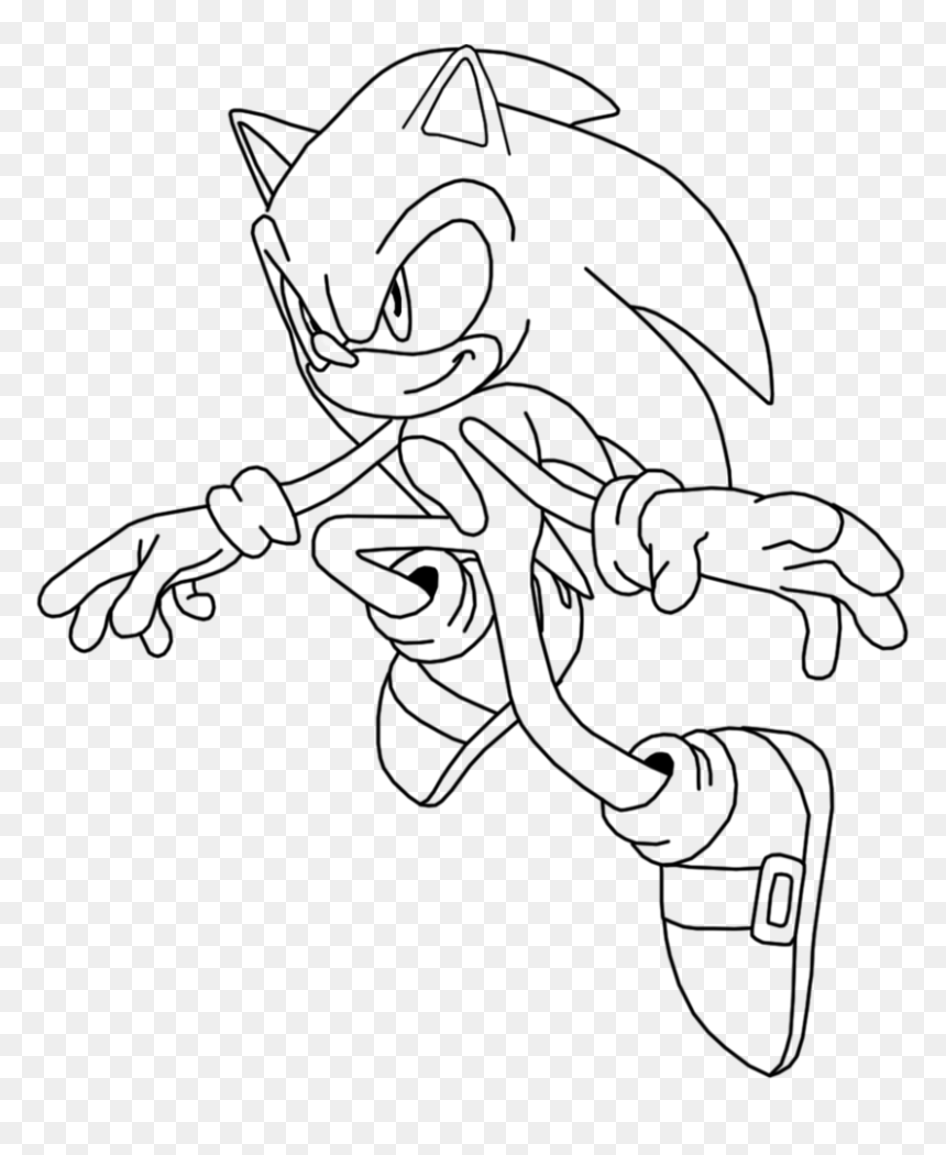 coloring pages of super sonic