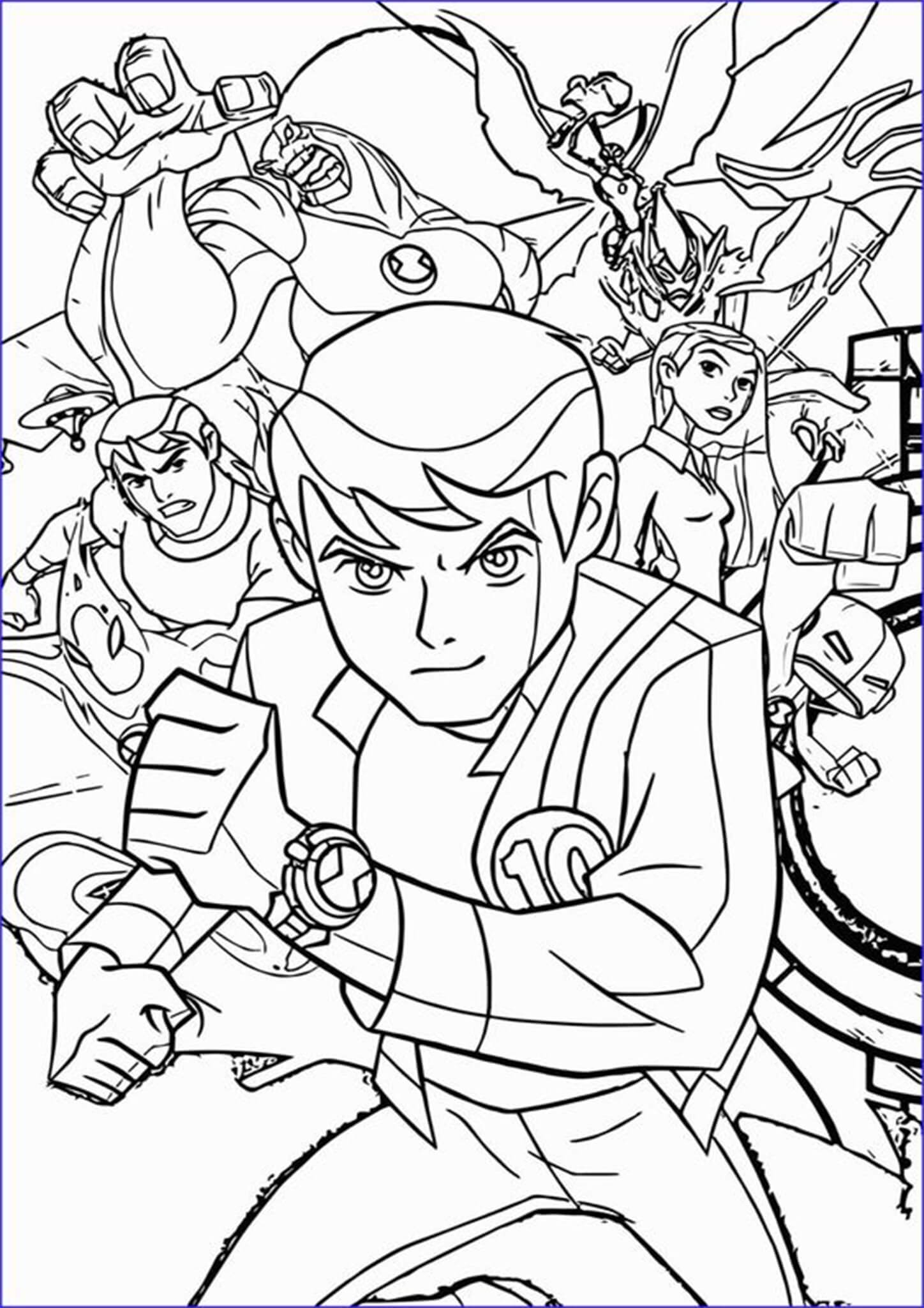 Free Easy To Print Ben 10 Coloring Pages Tulamama Free Easy To Print Ben 10 Coloring Pages Tulamama