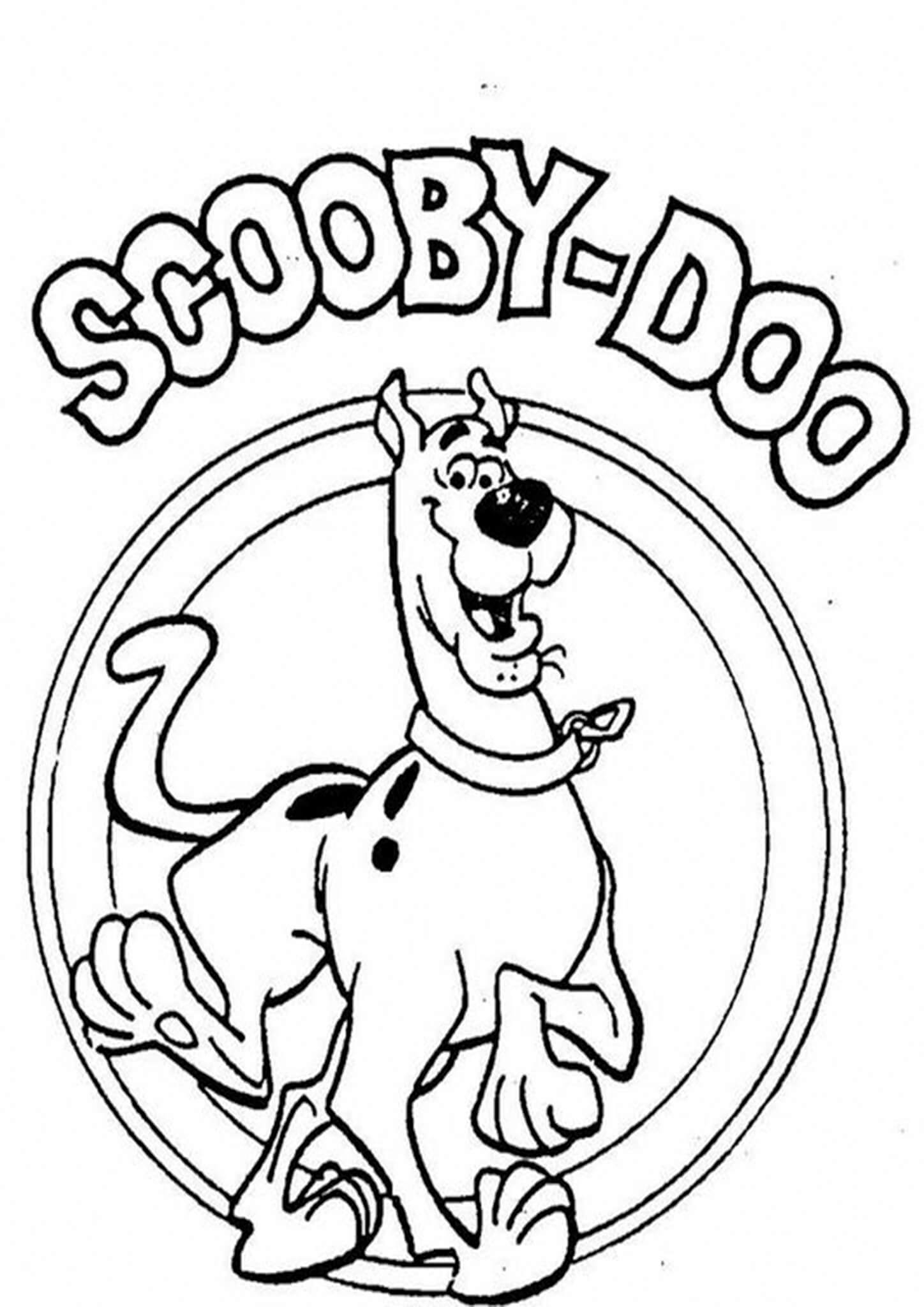 scooby doo coloring page