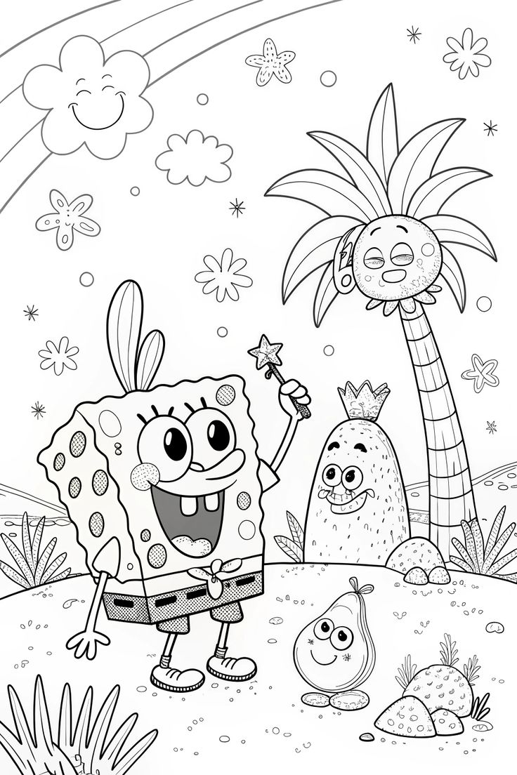 coloring pictures of spongebob coloring pictures of spongebob