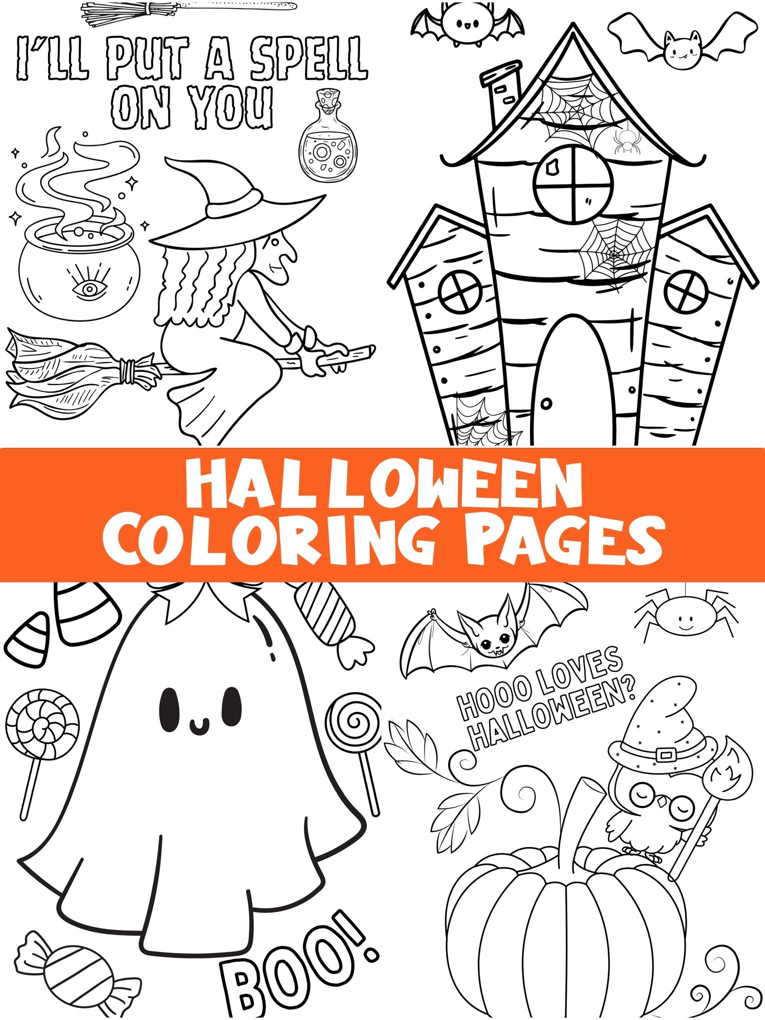 halloween coloring sheets free