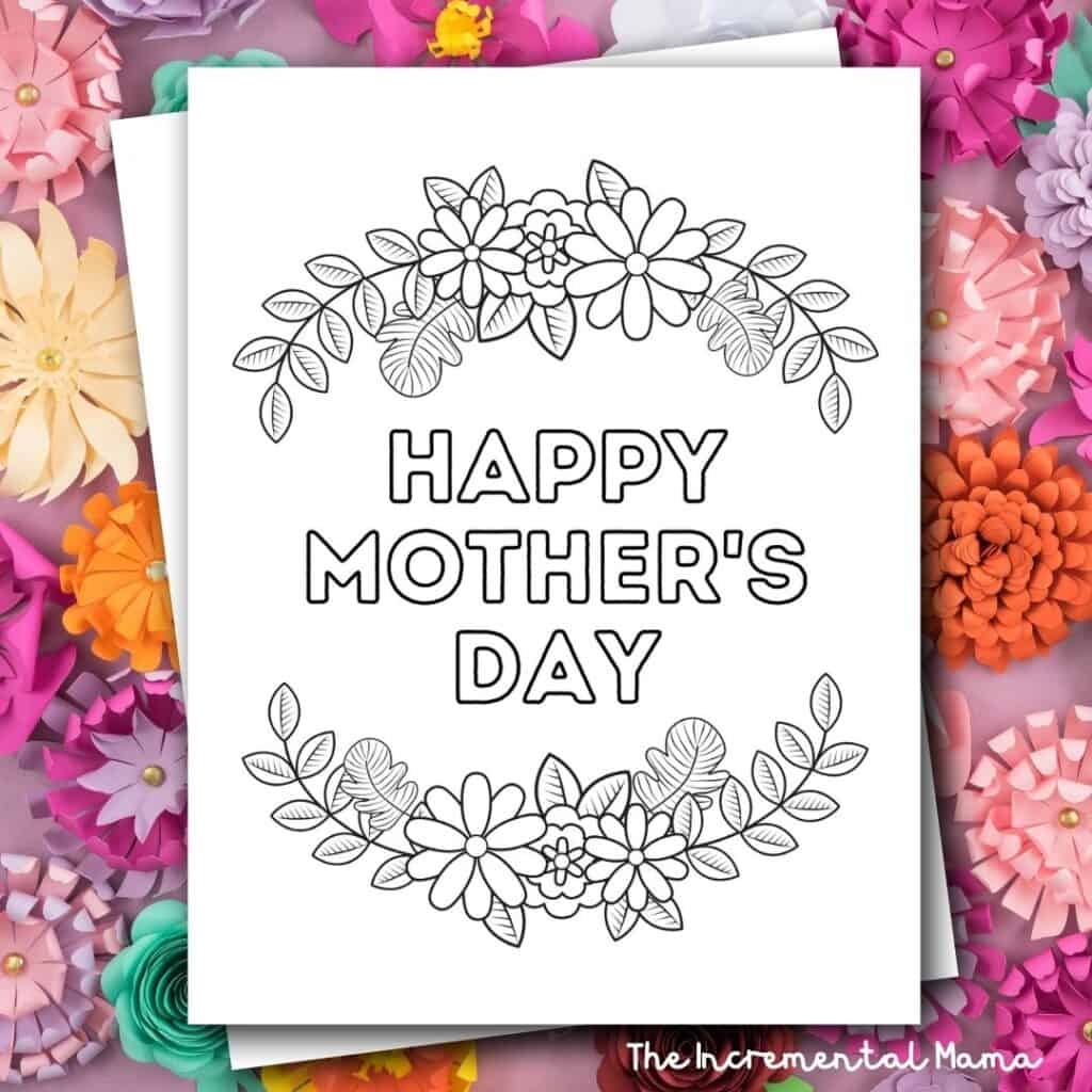 Free Happy Mother s Day Coloring Pages Printable