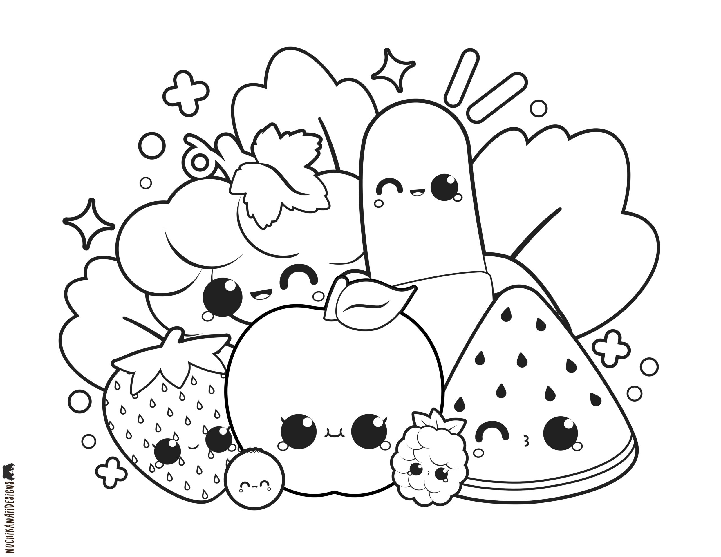 kawaii printable coloring pages