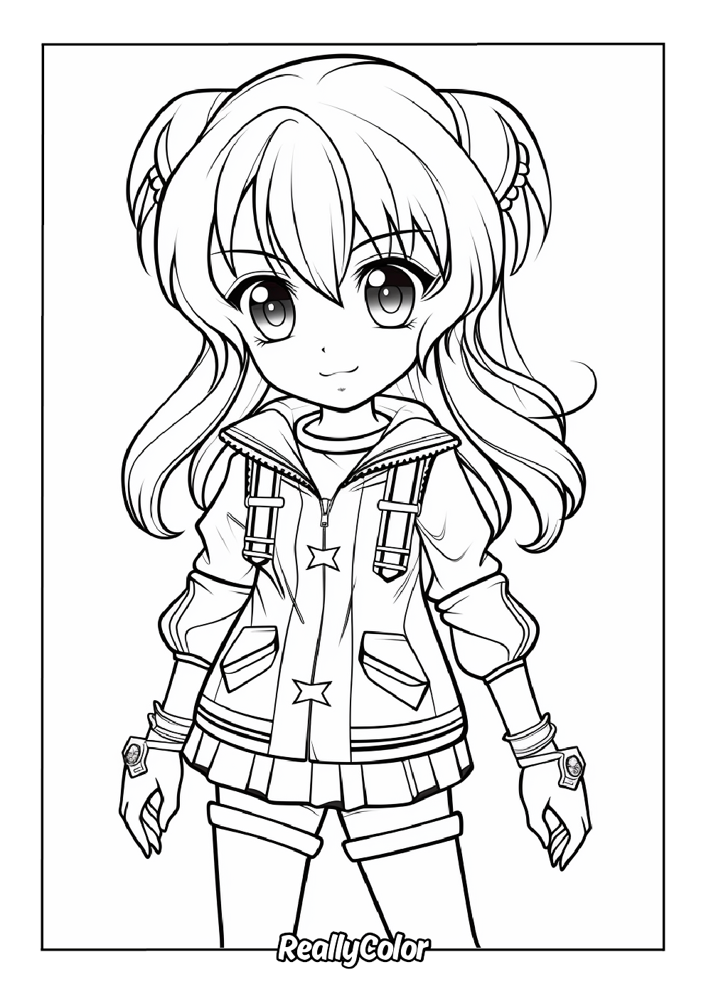 coloring pages of anime coloring pages of anime