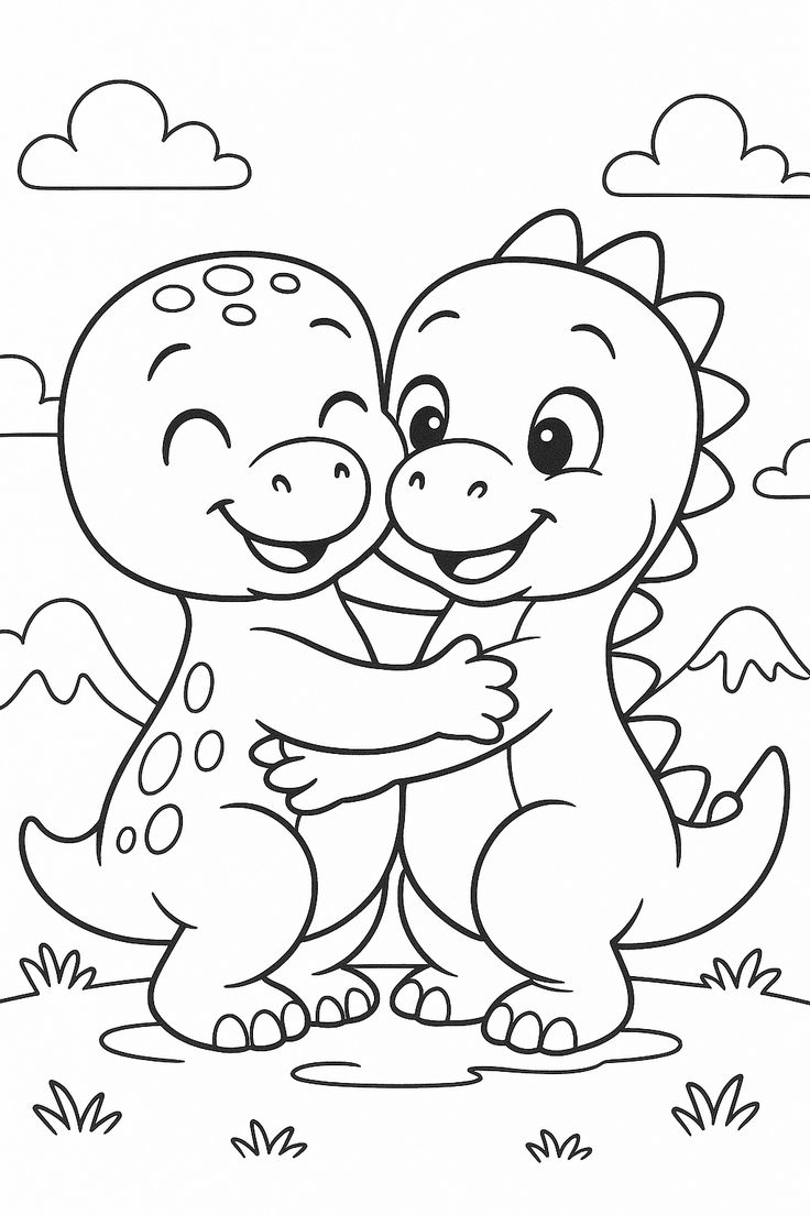 printable dinosaur coloring sheets