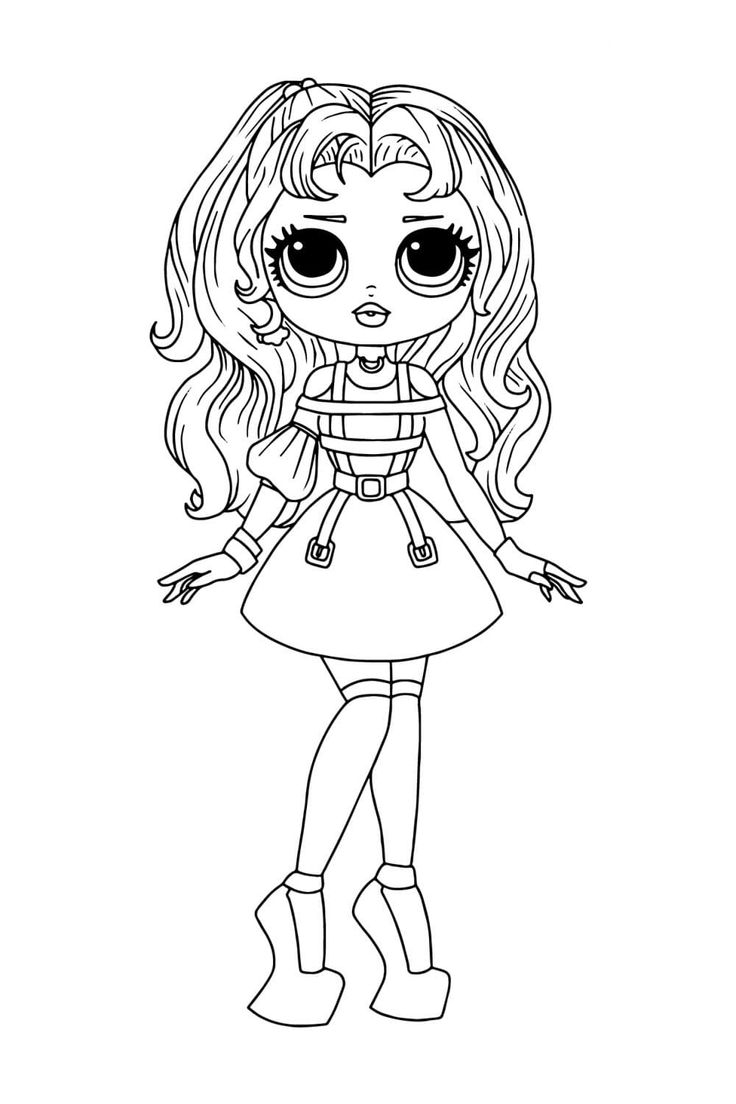 lol doll coloring pages