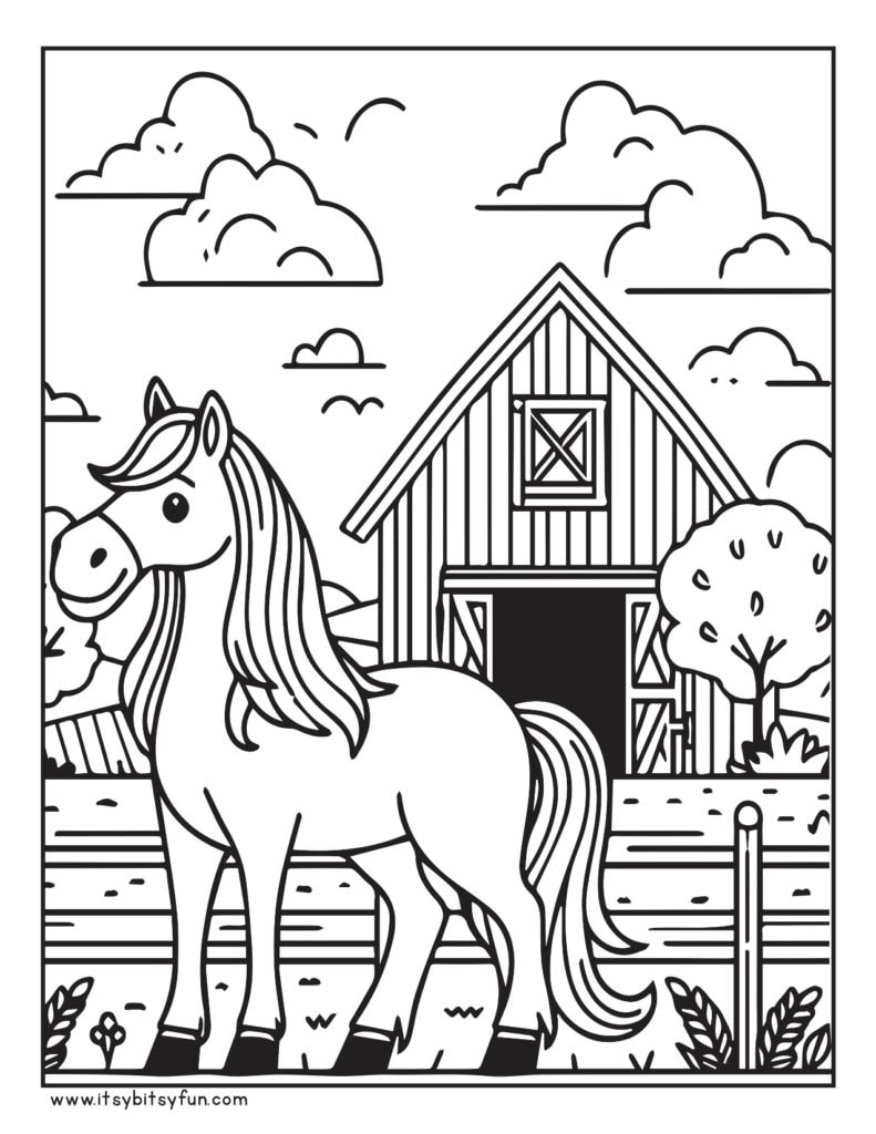 printable coloring pages horses printable coloring pages horses