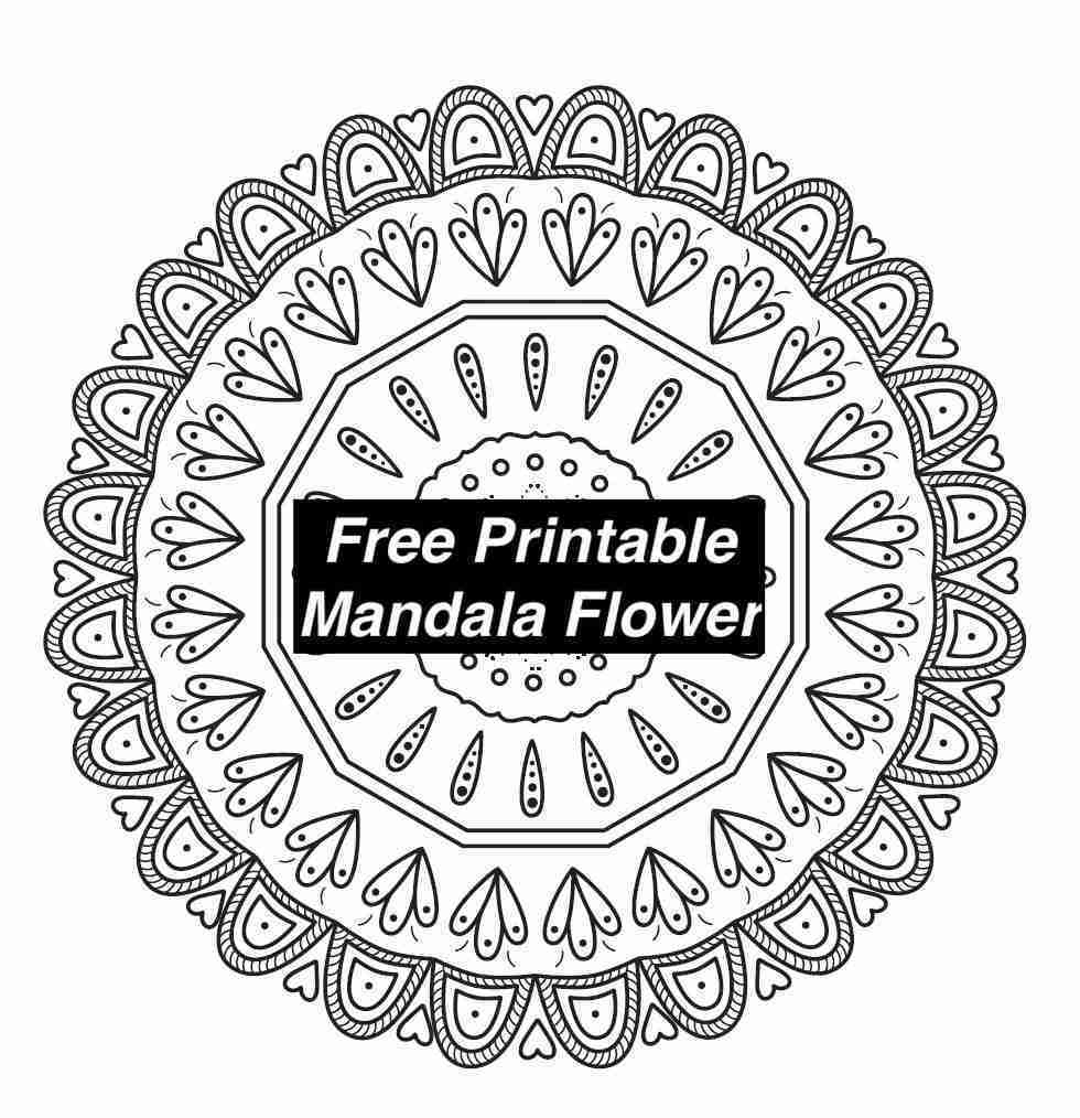 free mandala coloring pages