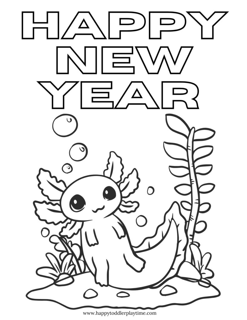 FREE Printable New Year s Eve Coloring Pages Happy Toddler Playtime