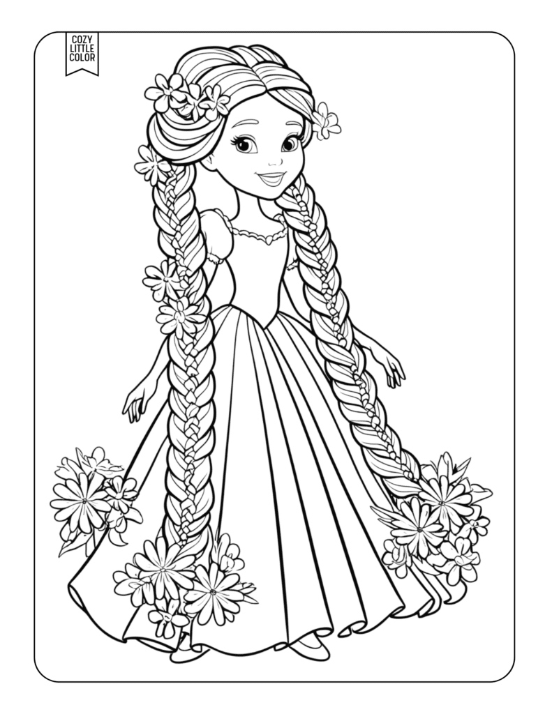 princess coloring book free