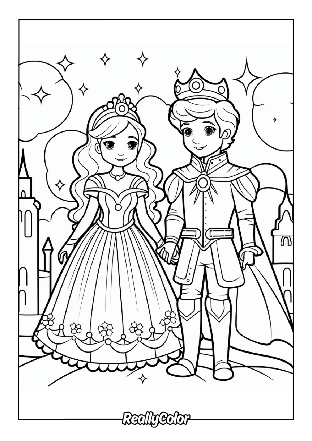 princess coloring pages for free