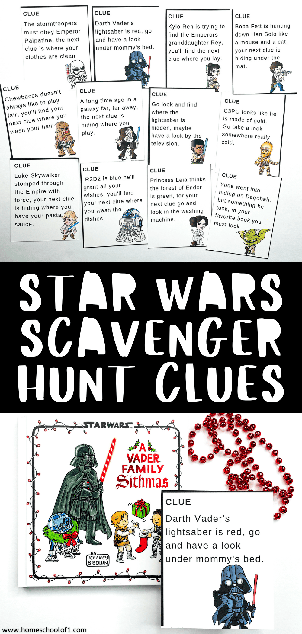 Free Printable Star Wars Scavenger Hunt With Rhyming Clues