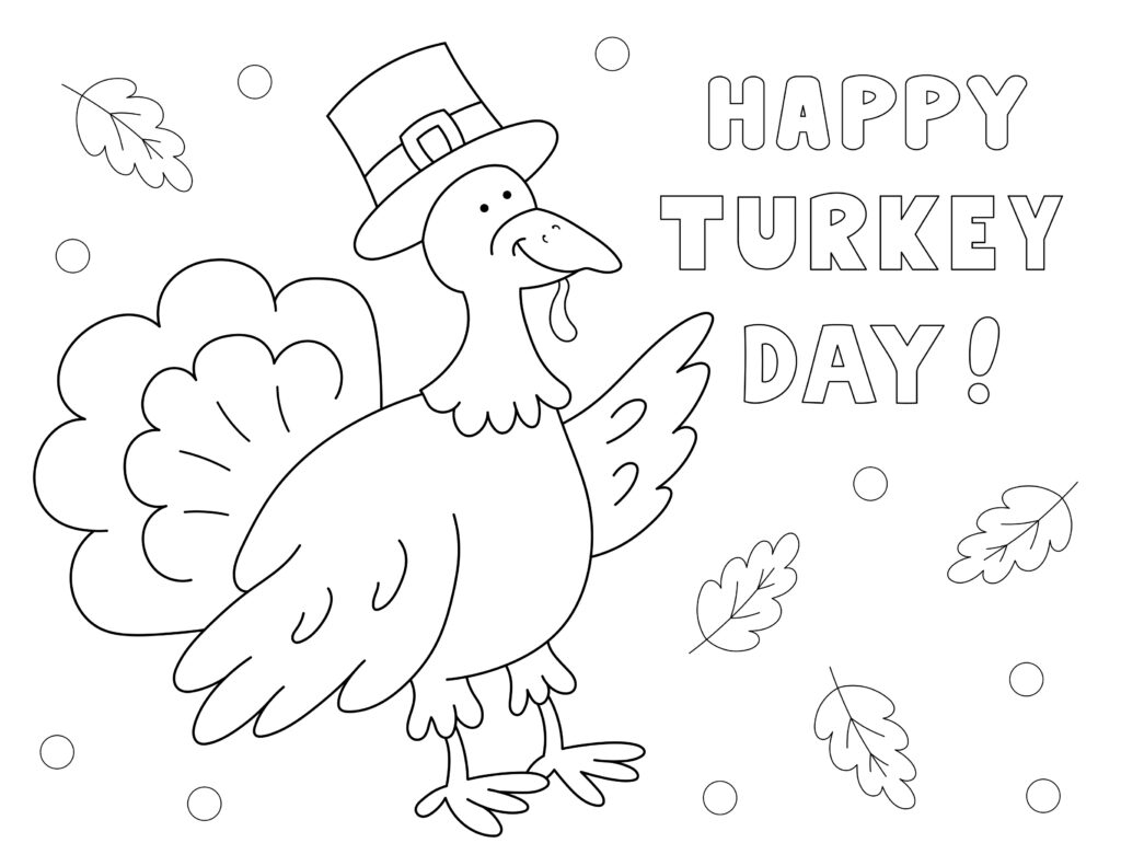 thanksgiving coloring page free