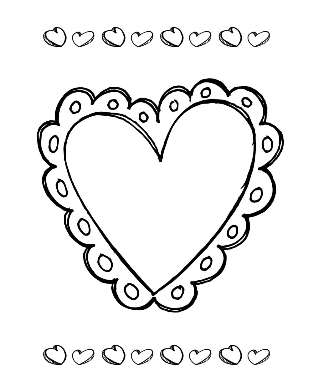 valentine coloring pictures free printable