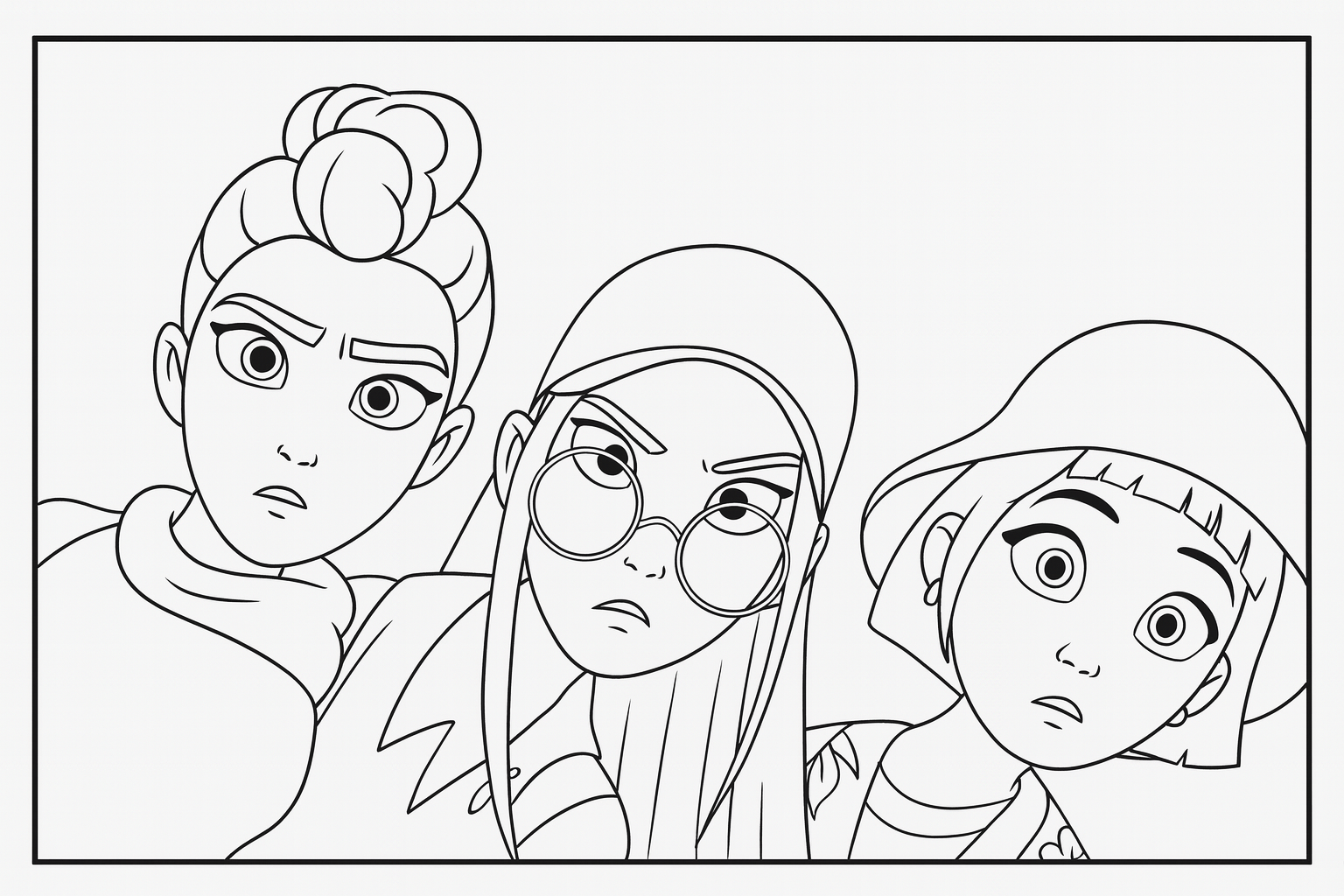 kpop demon hunters coloring pages