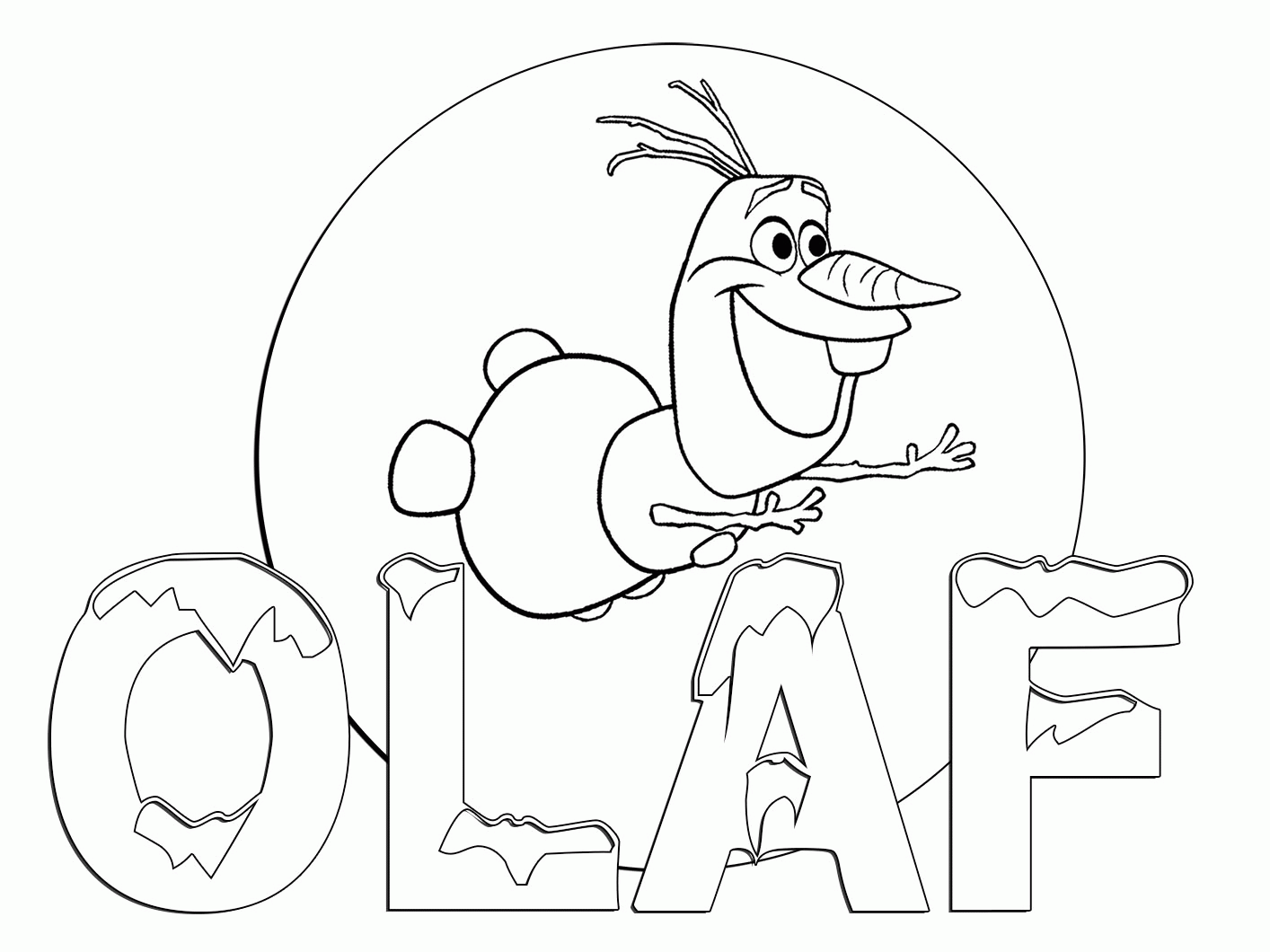  Frozen Olaf Coloring Pages Books 100 FREE And Printable 