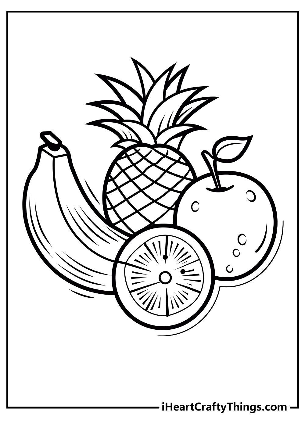 Fruit Coloring Pages 100 Free Printables 