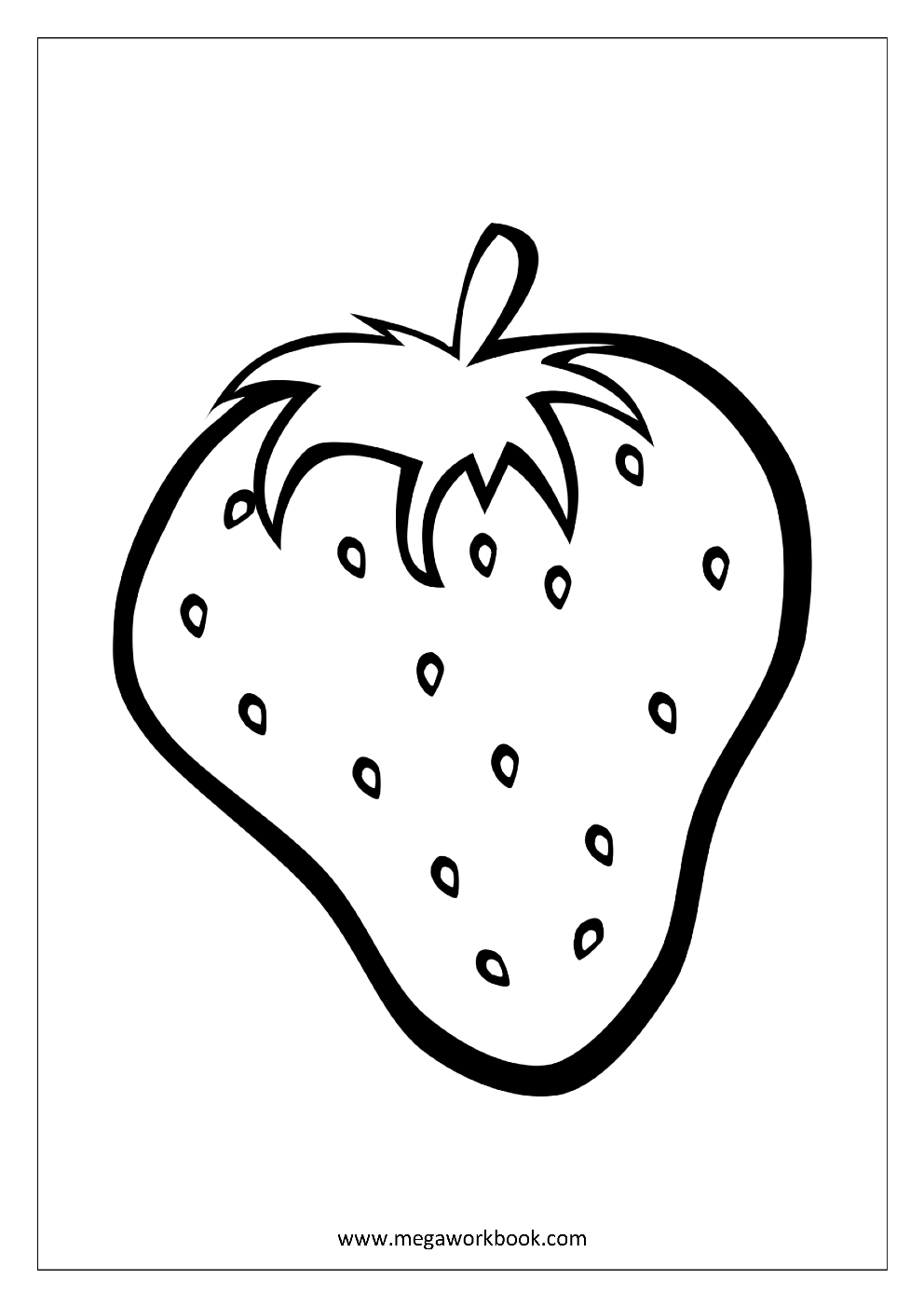 fruits for coloring pages