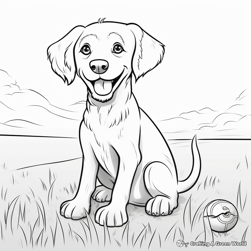 cute dog coloring pages