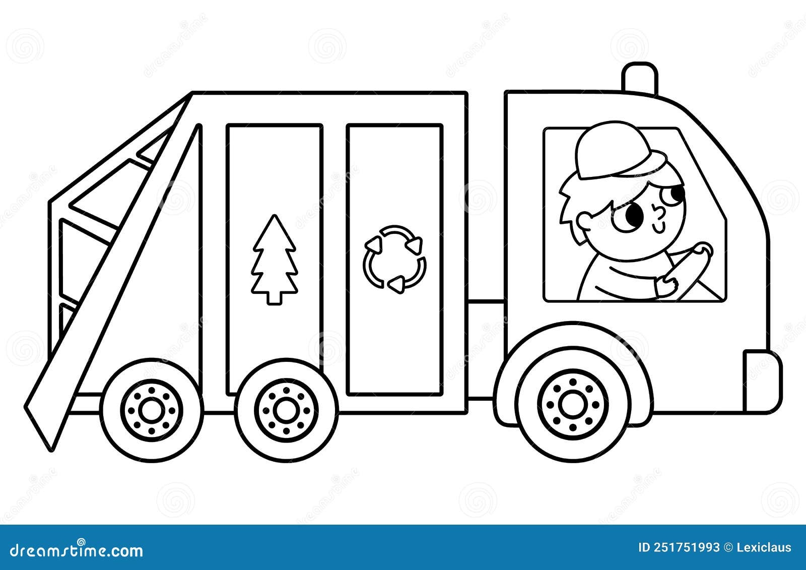 Garbage Truck Coloring Page Stock Illustrations 83 Garbage Truck Coloring Page Stock Illustrations Vectors Clipart Dreamstime