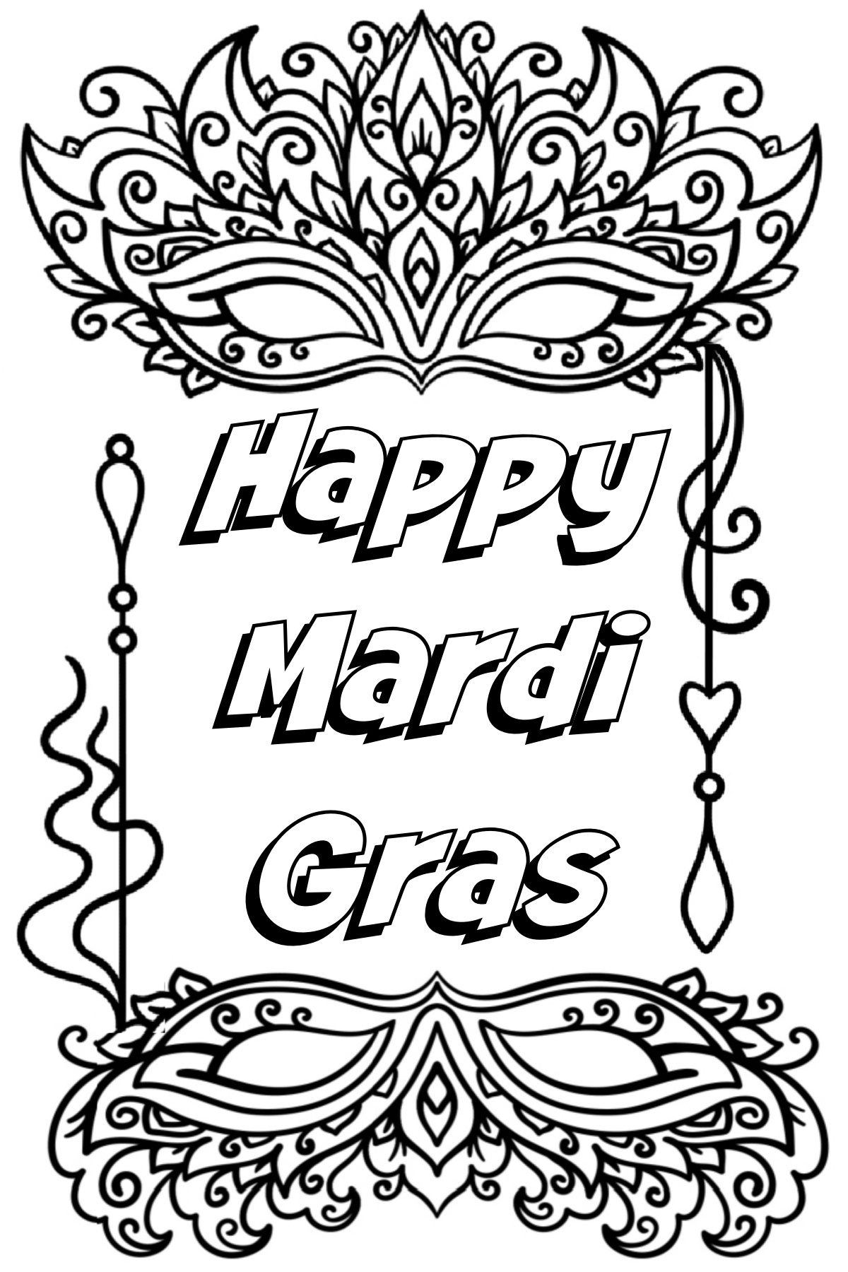 Get 10 Free Printable Mardi Gras Coloring Pages For All Ages Get 10 Free Printable Mardi Gras Coloring Pages For All Ages