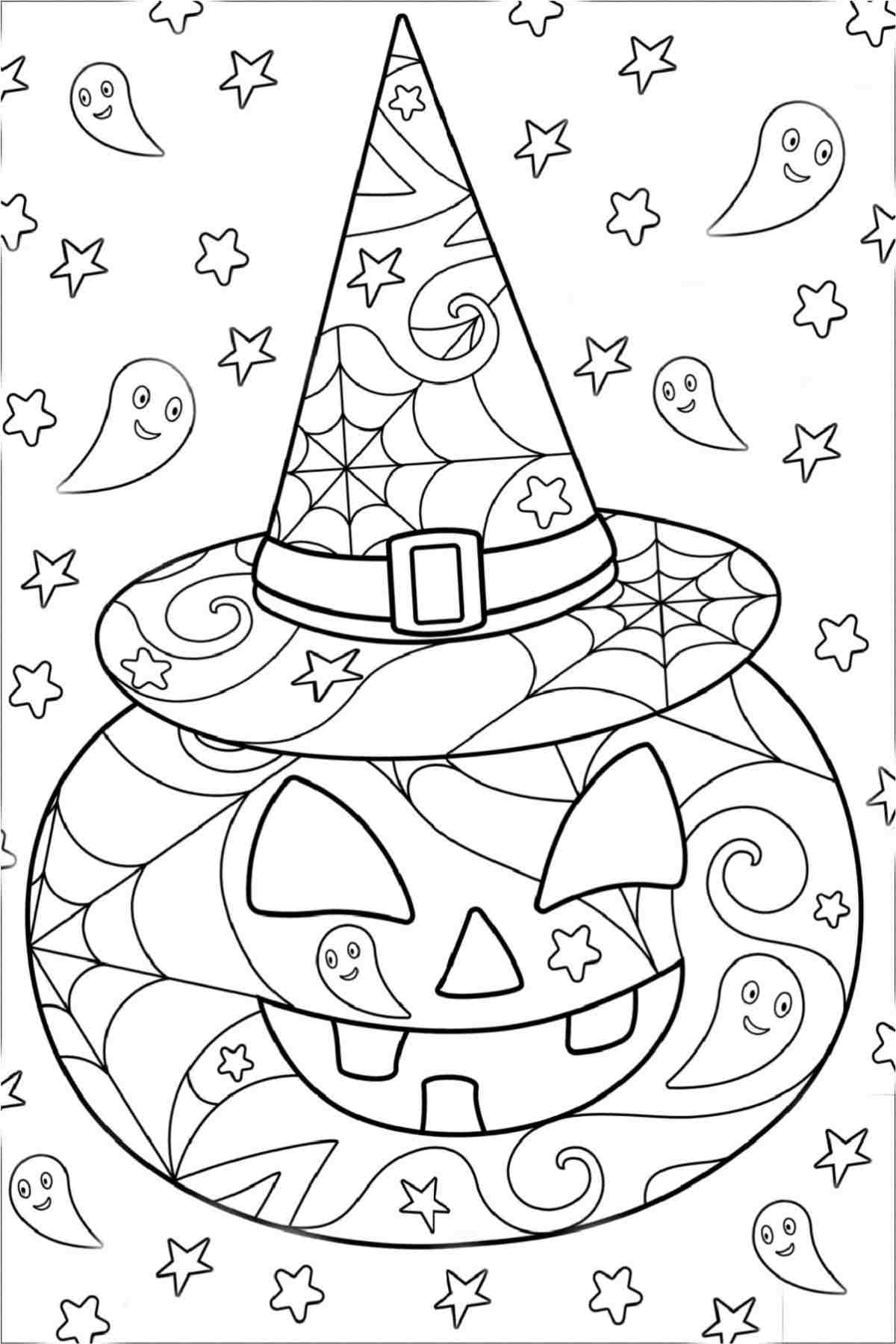 free halloween coloring sheets printable