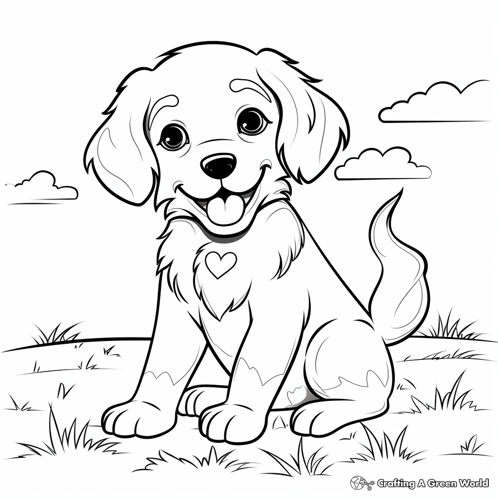 Golden Retriever Coloring Pages Free Printable Golden Retriever Coloring Pages Free Printable