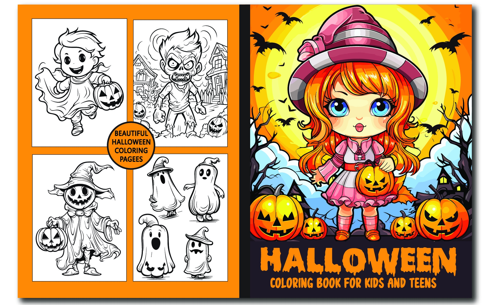 kids halloween coloring pages
