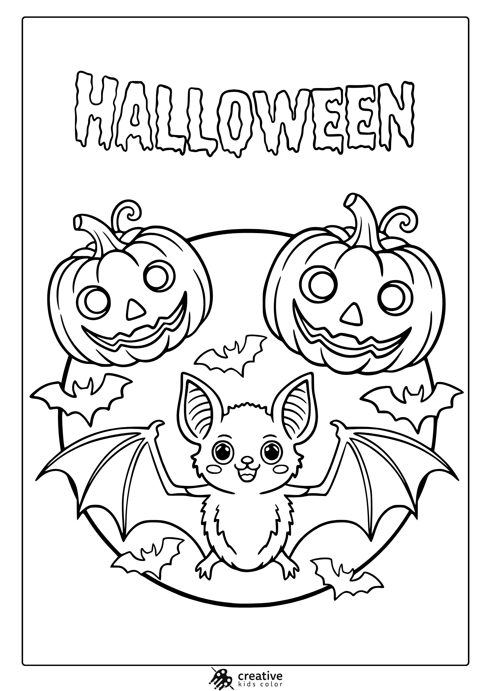 Halloween Coloring Pages Free Printable PDFs 
