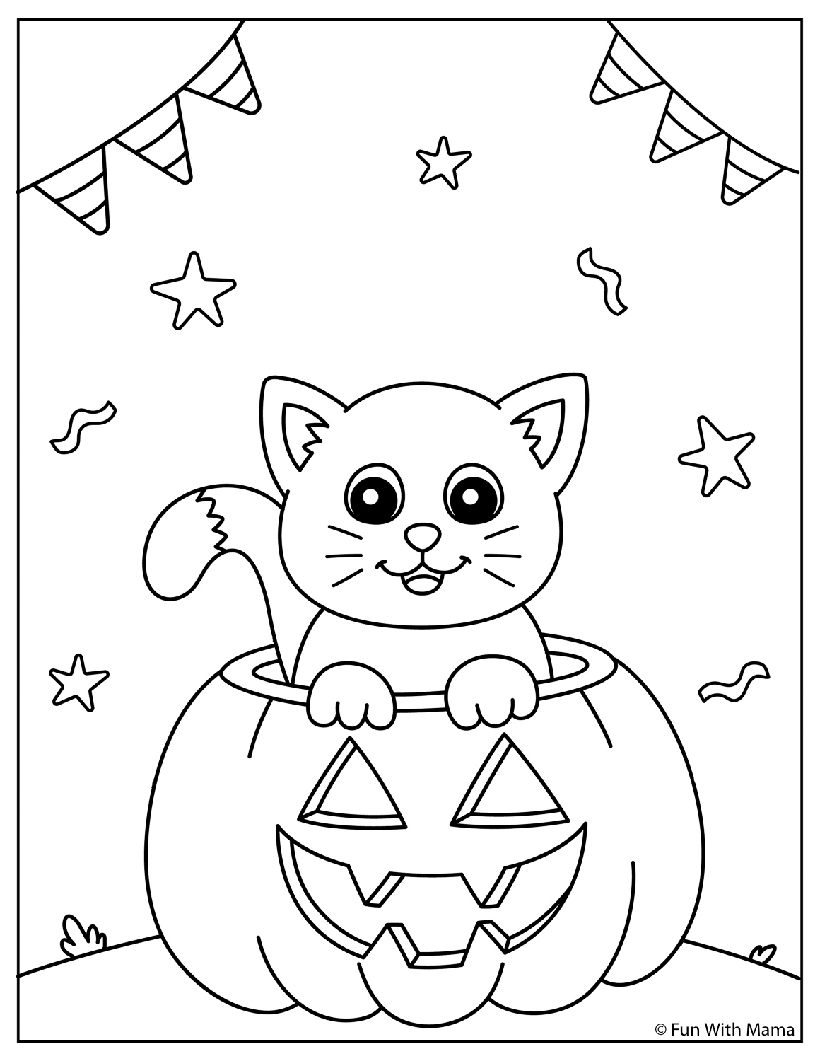 printable halloween coloring pages