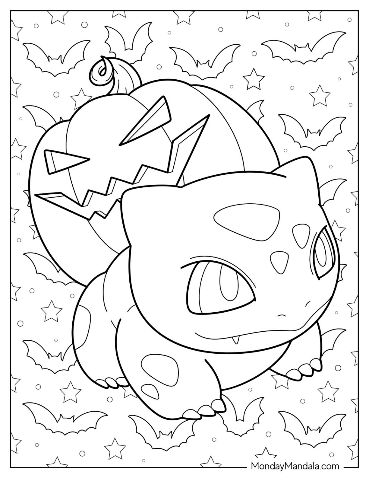 Halloween Pokemon Coloring Pages Free PDF Printables 