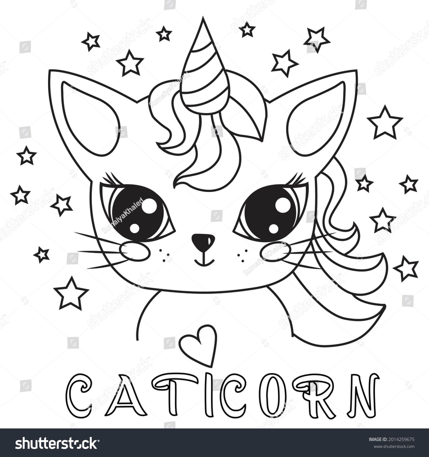 Hd Caticorn Cat Unicorn Coloring Pages Stock Vector Royalty Free 2014259675 Shutterstock Hd Caticorn Cat Unicorn Coloring Pages Stock Vector Royalty Free 2014259675 Shutterstock