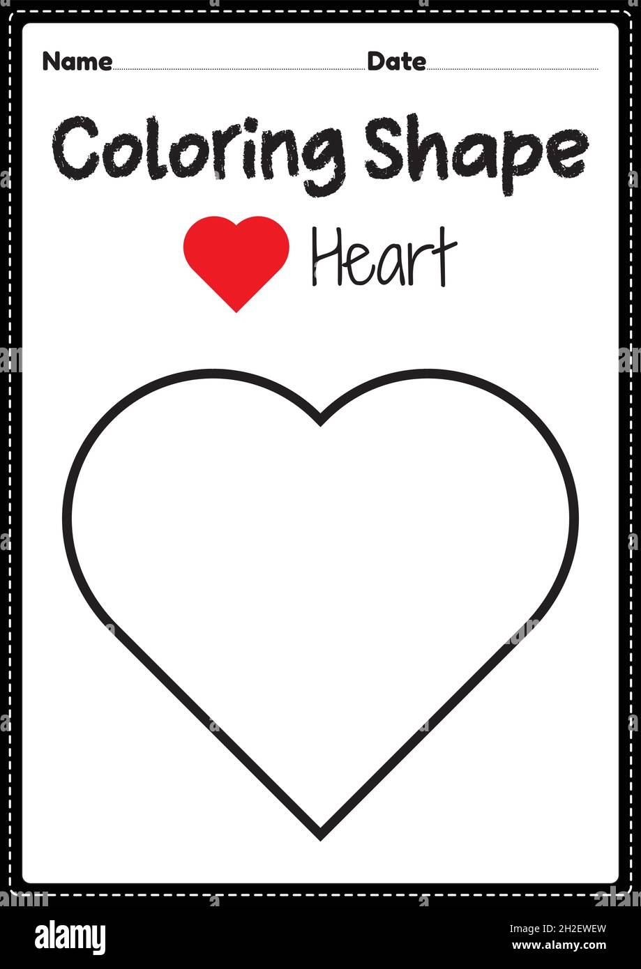 Heart Coloring Page For Preschool Kindergarten Montessori Kids To Practice Visual Art Drawing And Coloring Activities To Develop Creativity Focus Stock Vector Image Art Alamy Heart Coloring Page For Preschool Kindergarten Montessori Kids To Practice Visual Art Drawing And Coloring Activities To Develop Creativity Focus Stock Vector Image Art Alamy