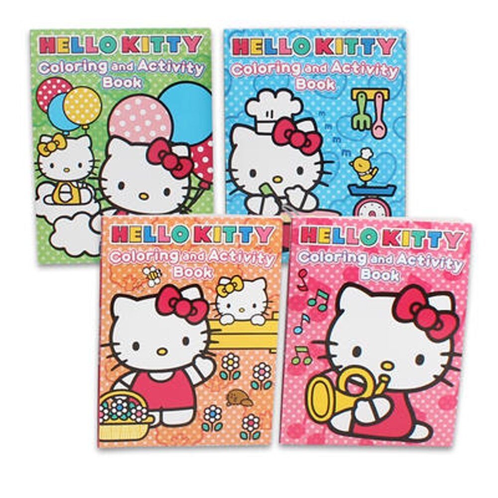 Hello Kitty Coloring And Activity Books Super Set 4 Hello Kitty Books Stickers EBay Hello Kitty Coloring And Activity Books Super Set 4 Hello Kitty Books Stickers EBay