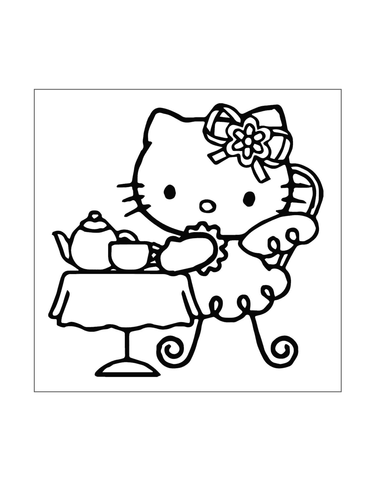 Hello Kitty Coloring Pages Printable Coloring Pages FREE