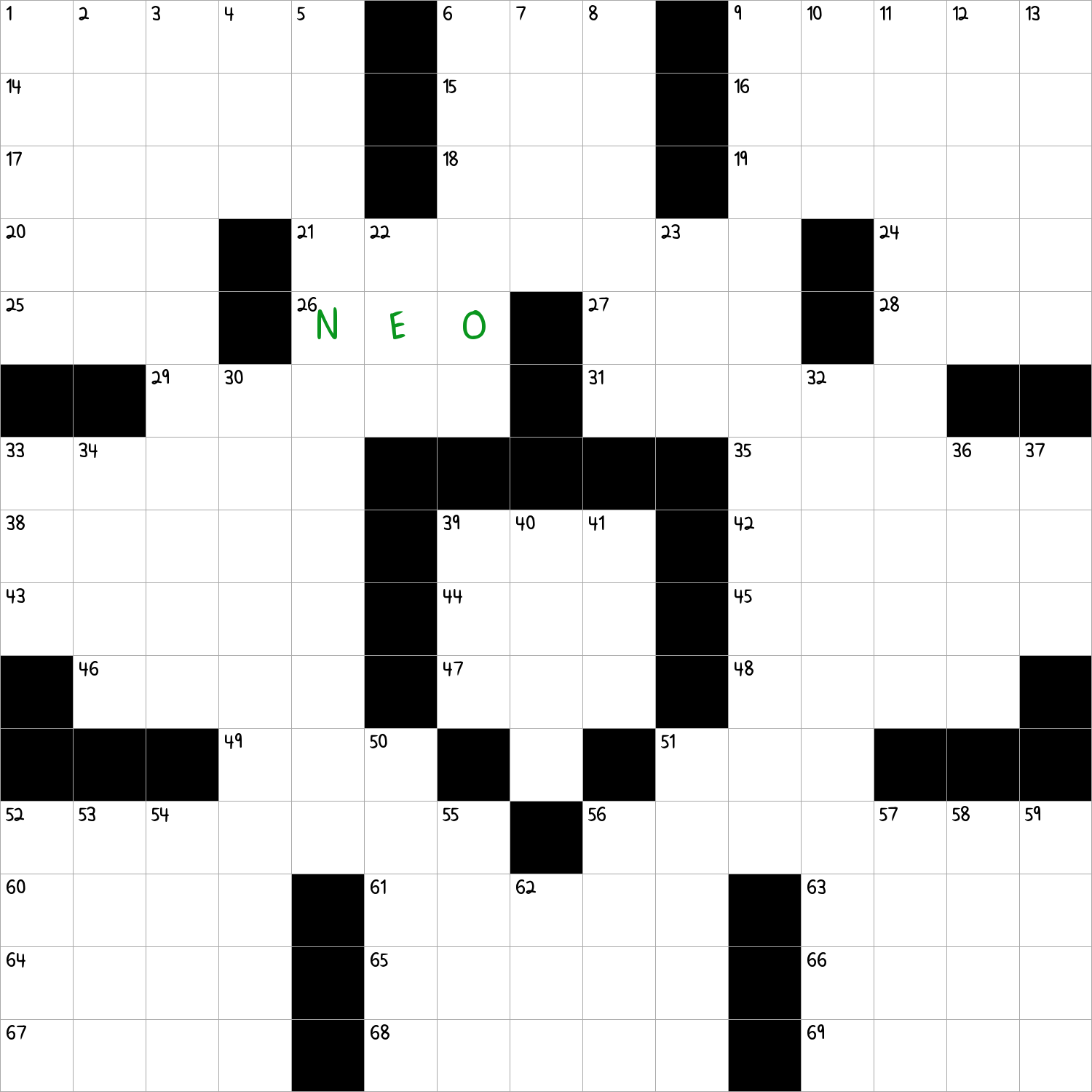 Hero Of The Matrix NYT Crossword Clue January 1 2025