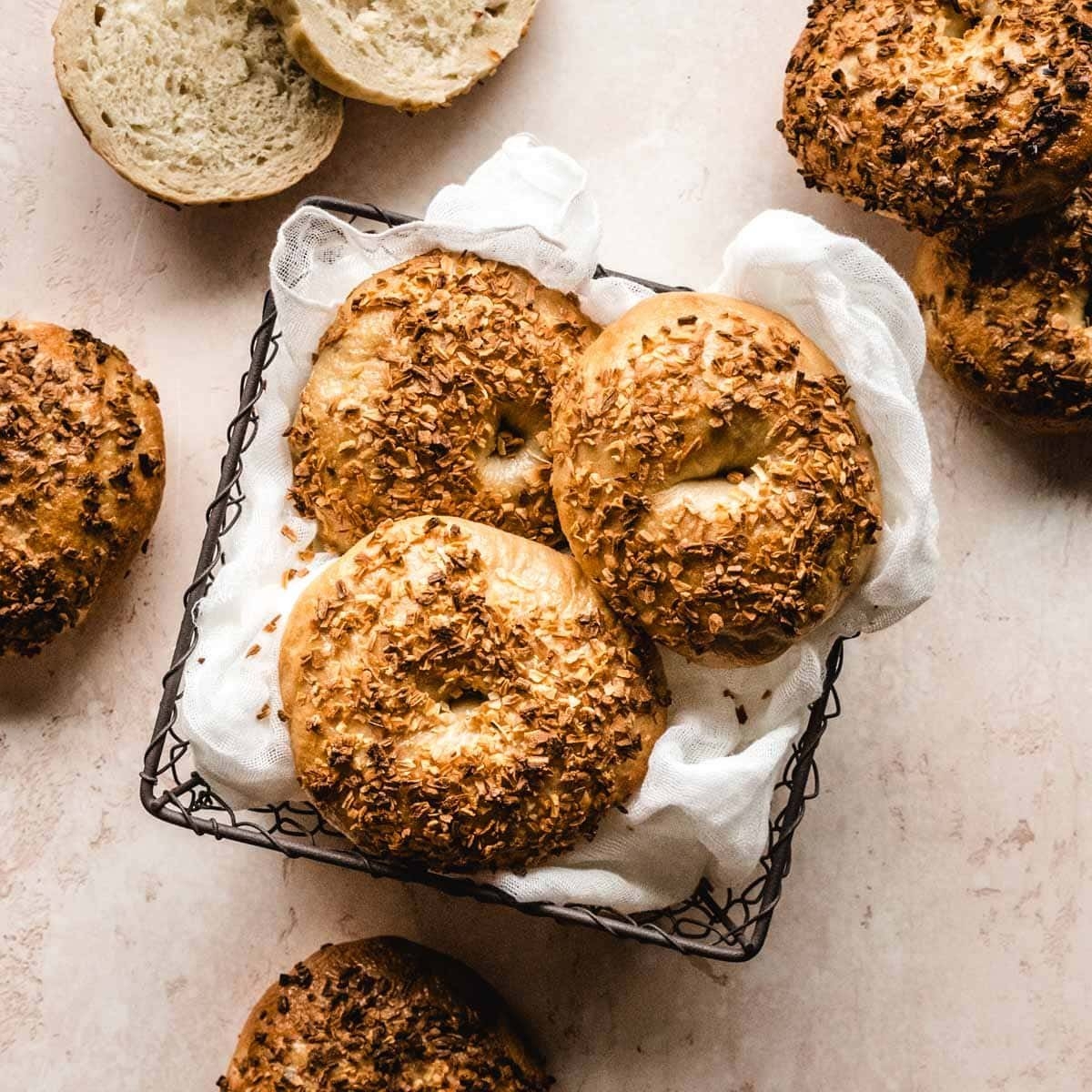 Homemade Onion Bagels Recipe made In 3 Hours Kickass Baker