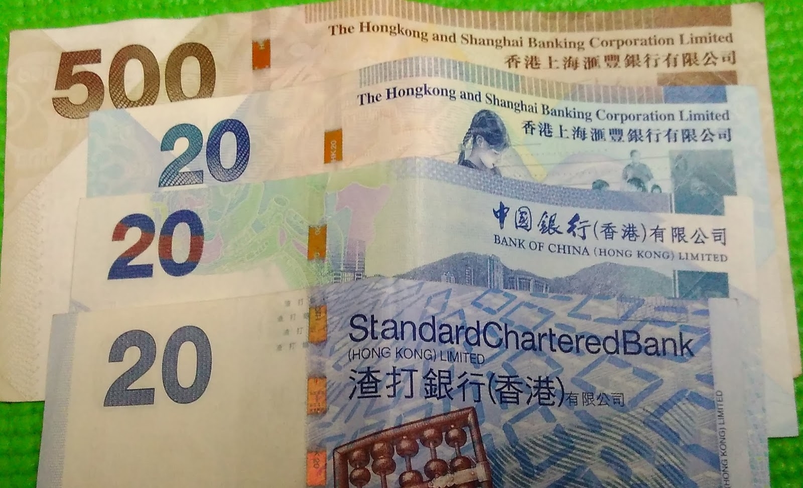 Hong Kong Currency Note Observations ENidhi India Travel Blog