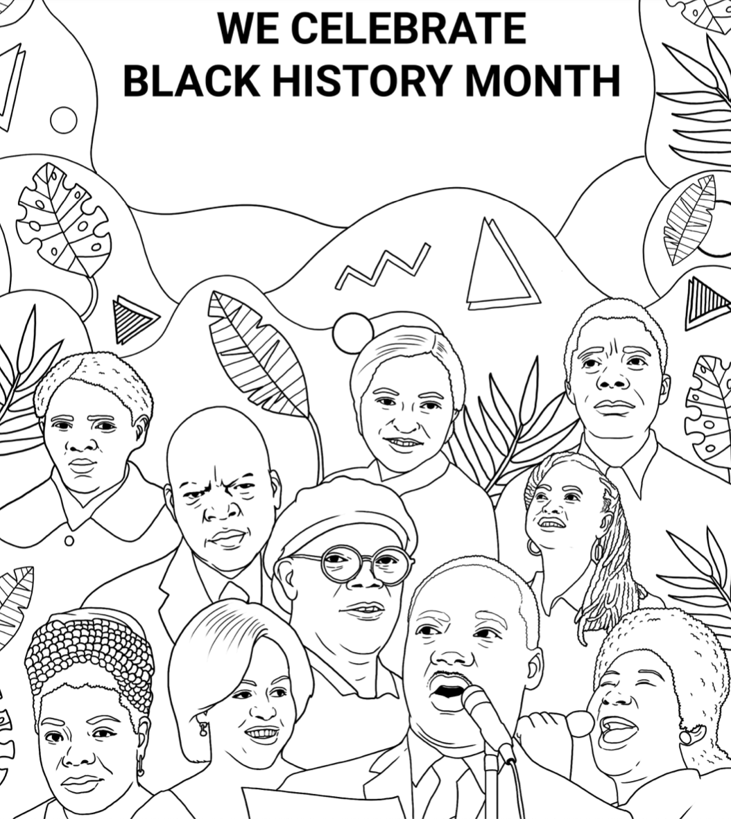 Honoring Black History Month Custom Coloring Books Curious Custom Made In The USA