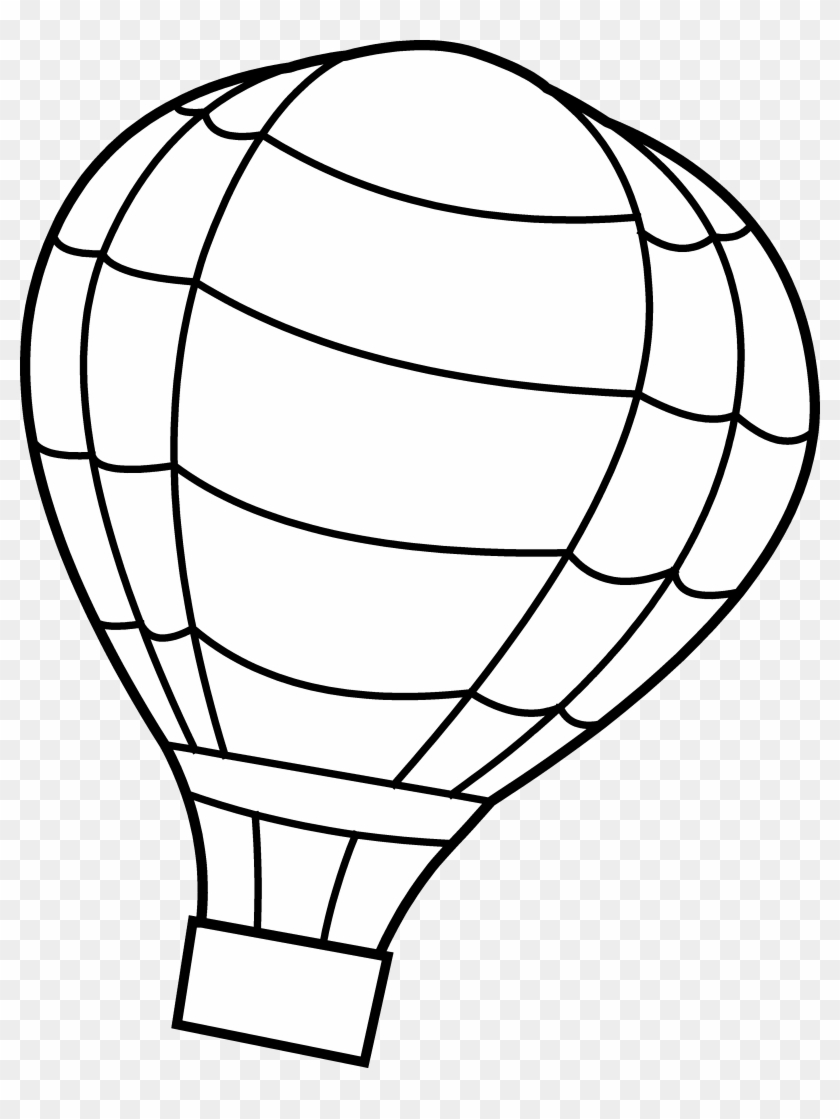 Hot Air Balloon Clipart Hot Air Balloon Coloring Page Free Transparent PNG Clipart Images Download
