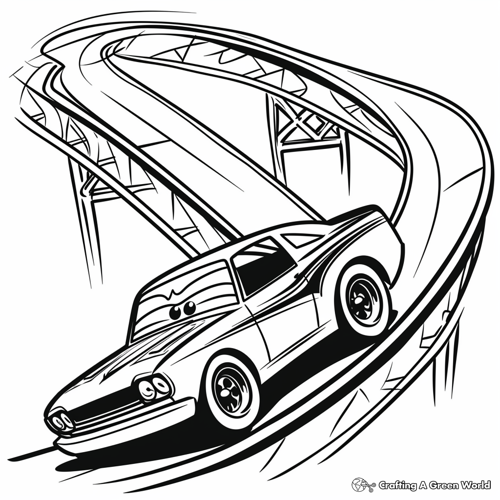 Hot Wheels Coloring Pages Free Printable