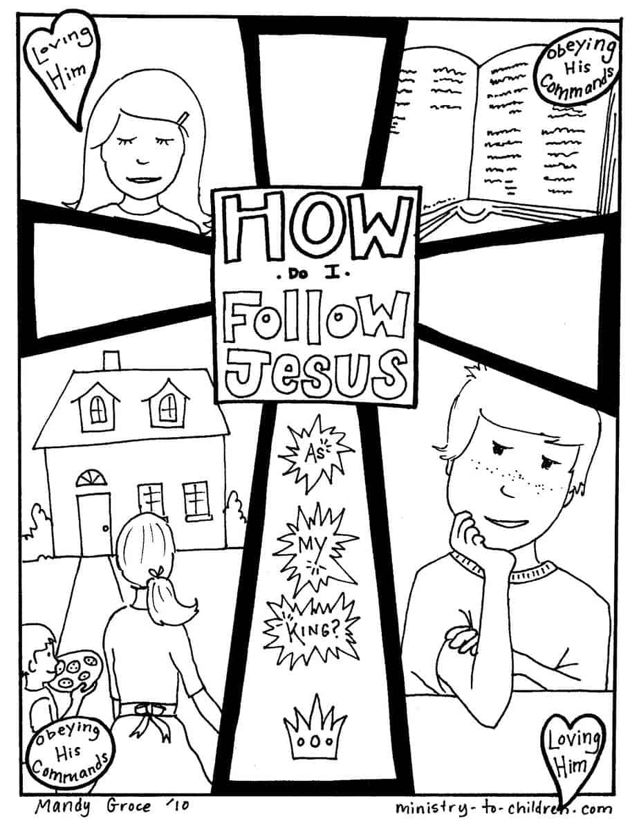 children's christian coloring pages