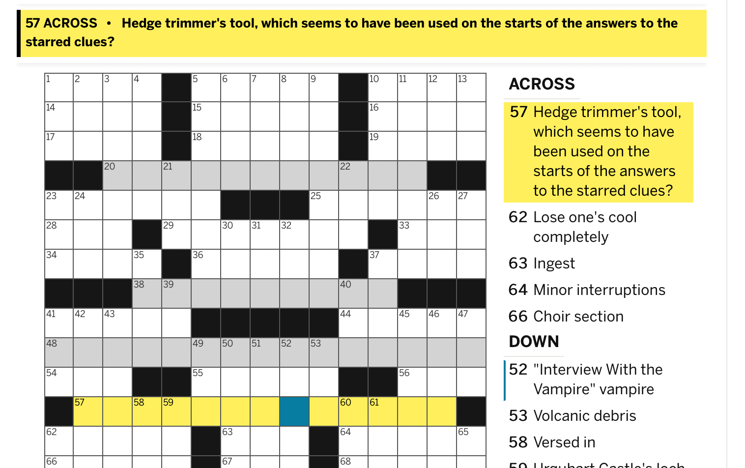 How To Do The LA Times Crossword