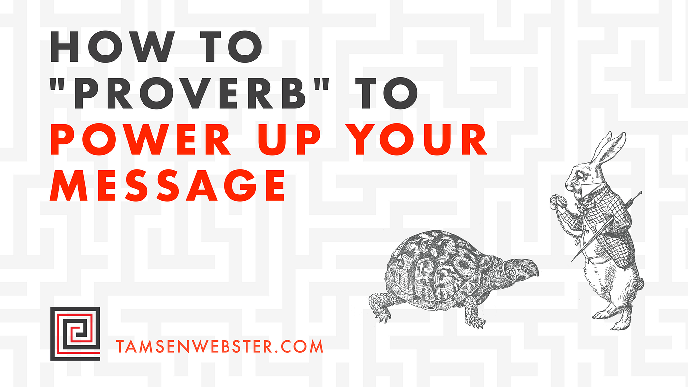 waste maker in a proverb